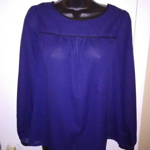 H & M sheer blouse